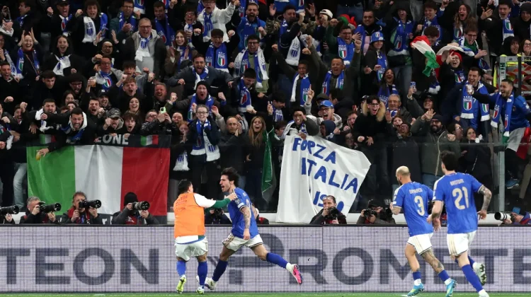 Italia Menang 2-0, Tonali Bersinar