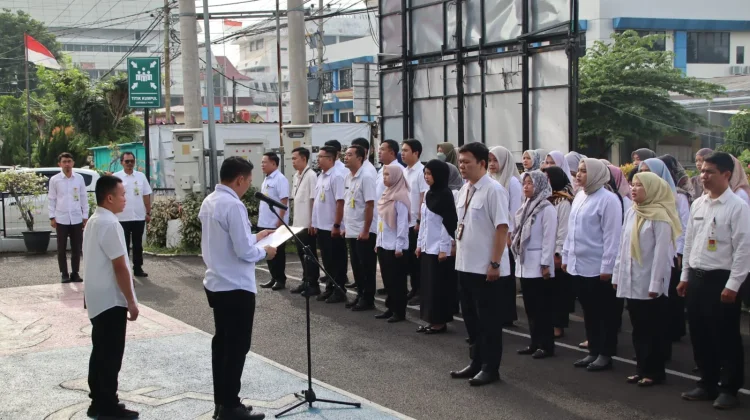 Apel Pagi Perdana usai Ramadan, Kantah Bandar Lampung Perkuat Layanan