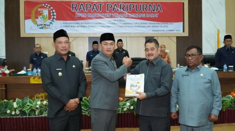 Bupati Tubaba Sampaikan LKPJ 2025 ke DPRD