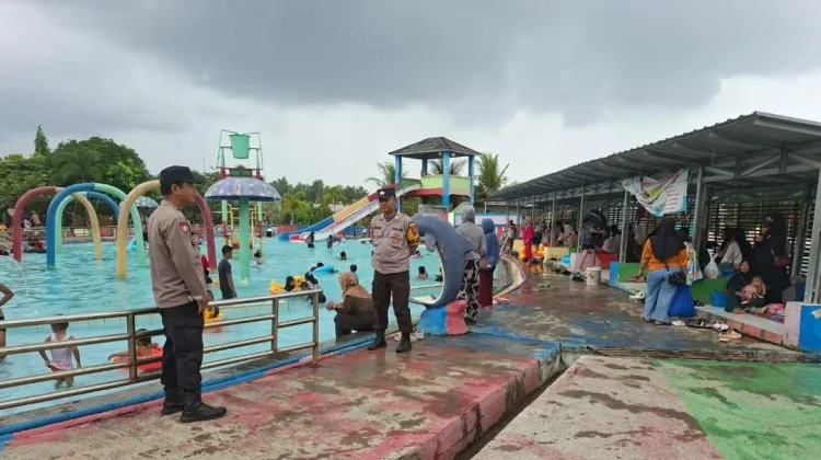 Polsek Tanjung Raya Pengamanan Objek Wisata