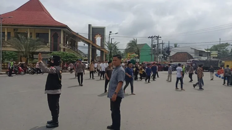 Jamin Keamanan Pasca Lebaran, Polres Pesawaran Gelar KRYD di Titik Vital