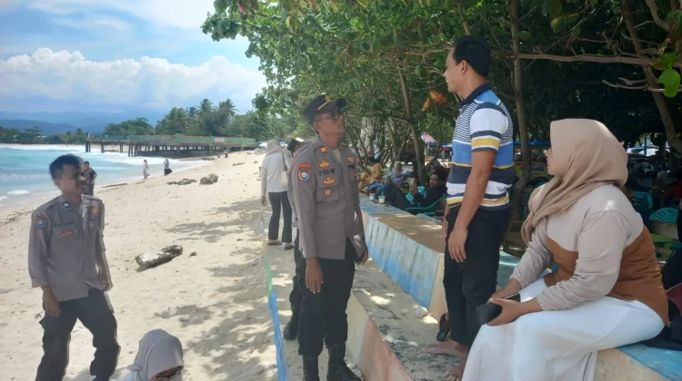 Polres Pesisir Barat Patroli KRYD Imbau Wisatawan
