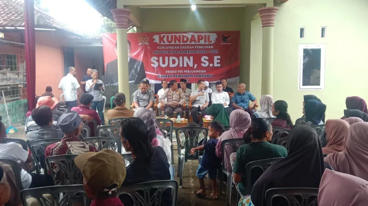 Polsek Natar Amankan Kunjungan Anggota DPR RI di Desa Natar