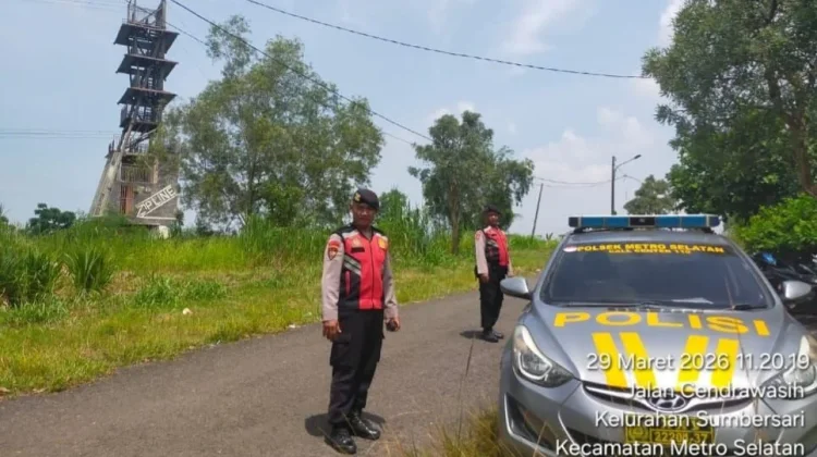 Antisipasi Kriminalitas, Polisi Patroli dan jaga Perbatasan Kota Metro