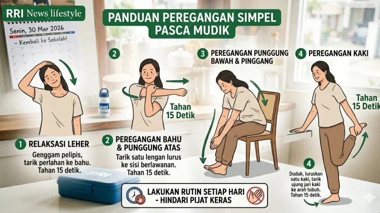 Cara Ampuh Atasi Pegal Pasca Mudik Lebaran Ini