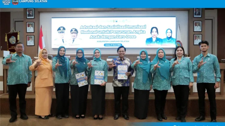 Lampung Selatan Jadi Pilot Project Imunisasi Zero Dose