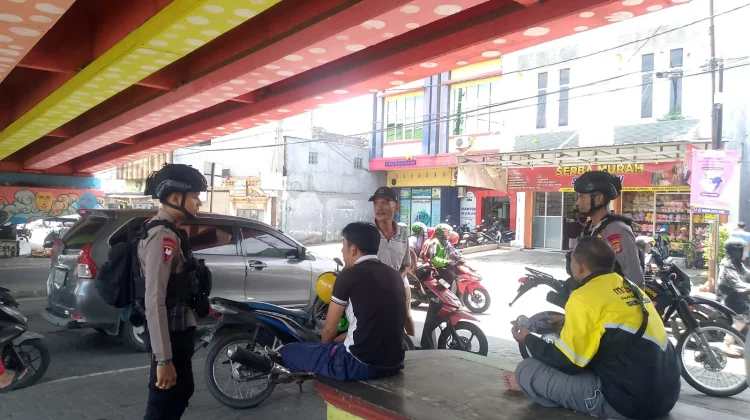 Detasemen Gegana Satbrimob Polda Lampung Gelar Patroli Dialogis