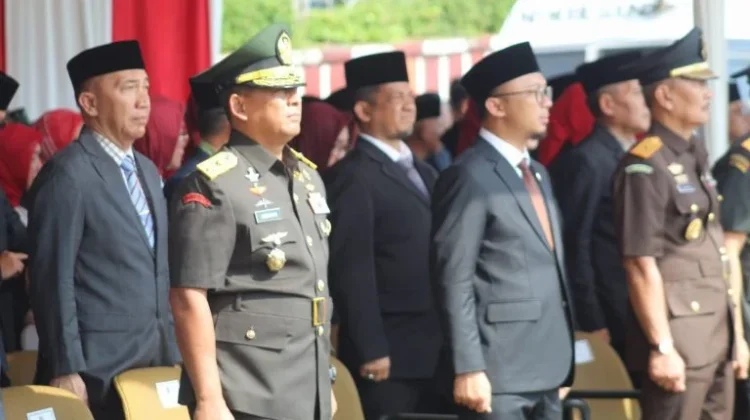 Kasdam XXI/Radin Inten Hadiri Upacara Peringatan Hari Jadi ke-62 Provinsi Lampung
