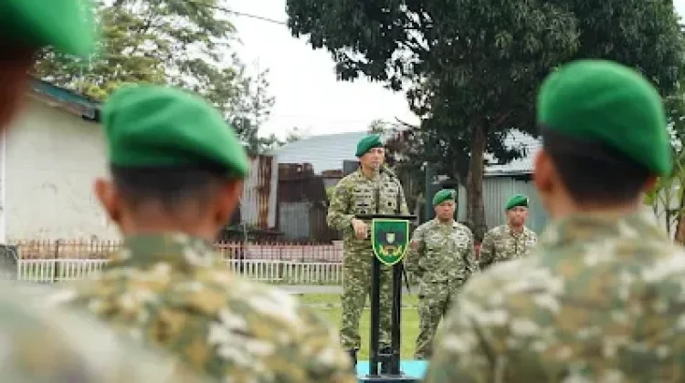 Danrem 043/Gatam Tekankan Disiplin Dan Profesionalisme Prajurit