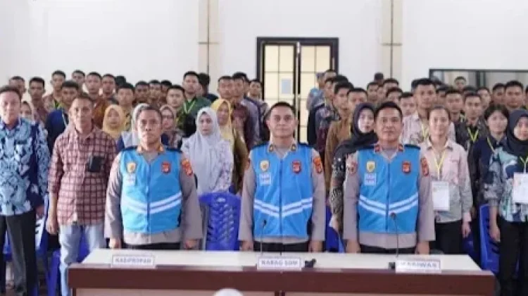 Kapolda Lampung Pimpin Pakta Integritas Penerimaan Terpadu Anggota Polri 2026
