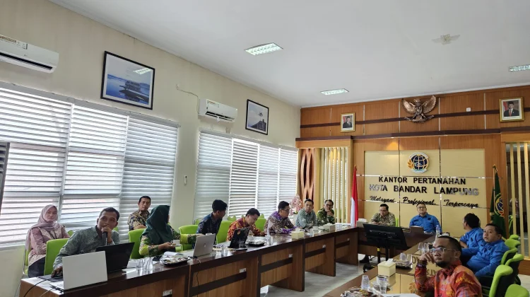 Kantah Bandar Lampung dan Pesawaran Sinkronkan Data Pengadaan Tanah