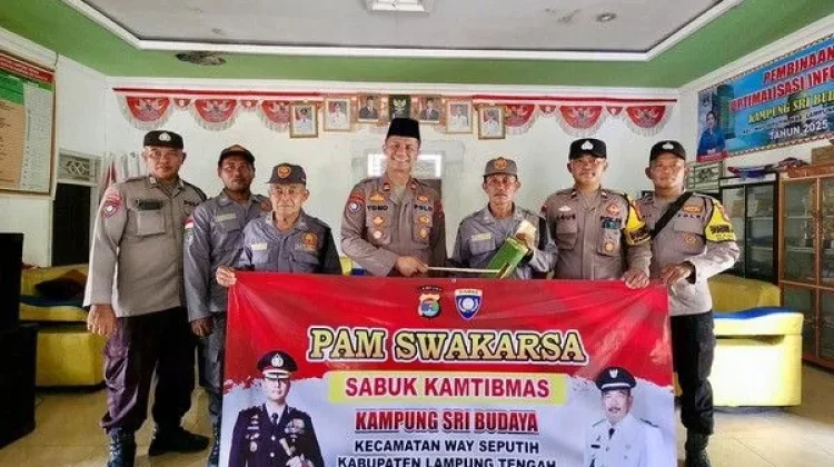Perkuat Sinergi, Polres Lamteng Bentuk Pam Swakarsa Sabuk Kamtibmas