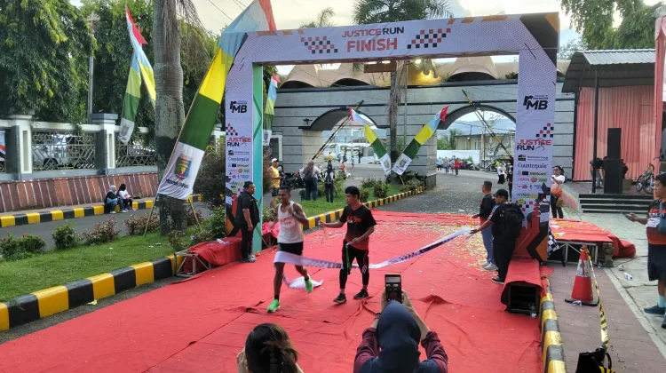 Antusiasme Peserta Justice Run Warnai Semangat Olahraga Lampung