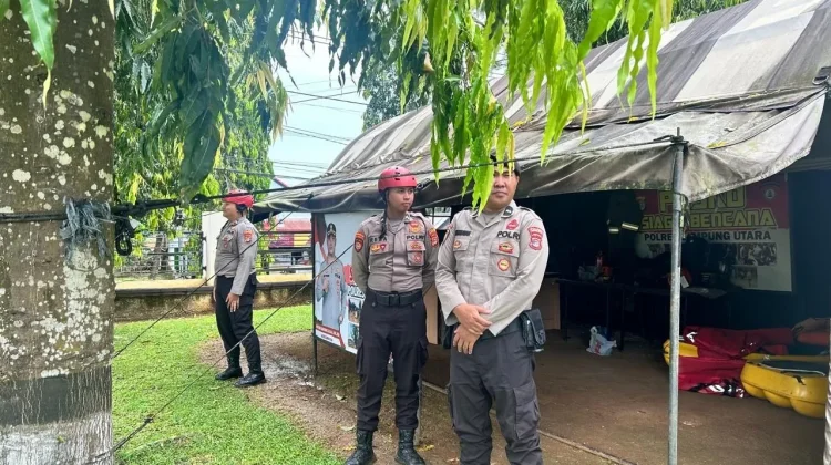 Polres Lampung Utara Siagakan Posko Bencana Selama 24 Jam