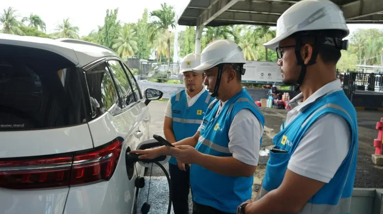 Tembus 3.090 Transaksi, Penggunaan SPKLU di Lampung Melesat pada Idul Fitri