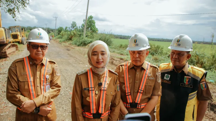 Pembangunan Jalan Provinsi Ruas Gedong Aji–Umbul Mesir Dimulai