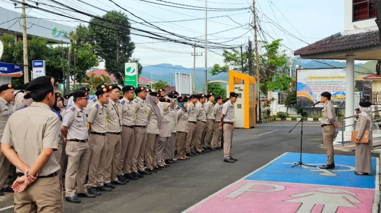Pasca Long Weekend, Kantor Pertanahan Kota Bandar Lampung Gelar Apel Pagi Disiplin