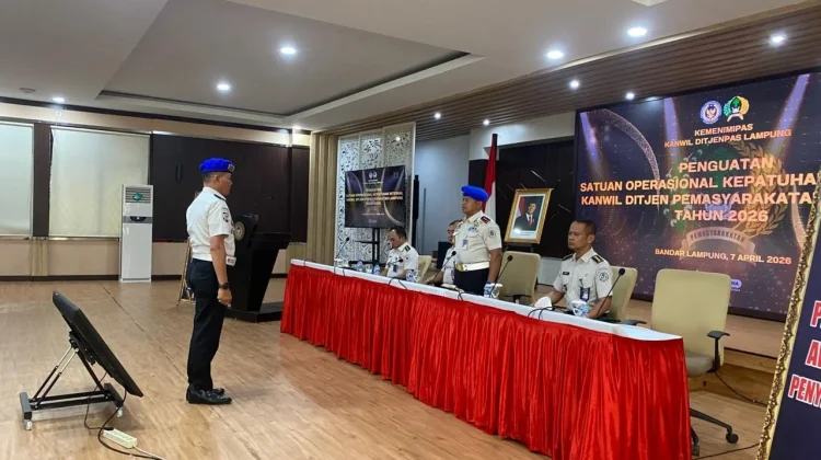 Kakanwil Ditjenpas Lampung berikan Penguatan untuk Satopspatnal