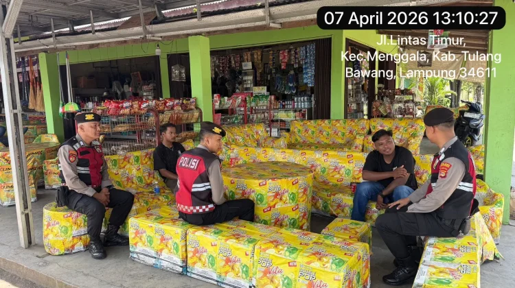 Samapta Tulang Bawang Sisir Titik Rawan di Menggala