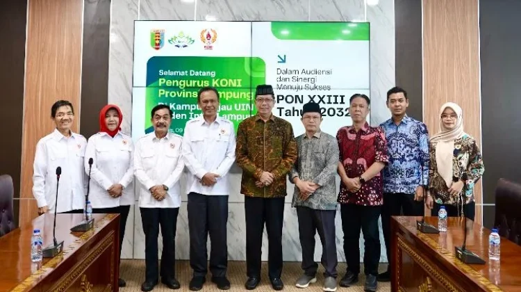KONI Lampung dan UIN Raden Intan Perkuat Fasilitas Olahraga
