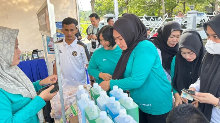 Produk Warga Binaan Lapas Kelas 1 Bandar Lampung Laris Manis di Bazar HBP