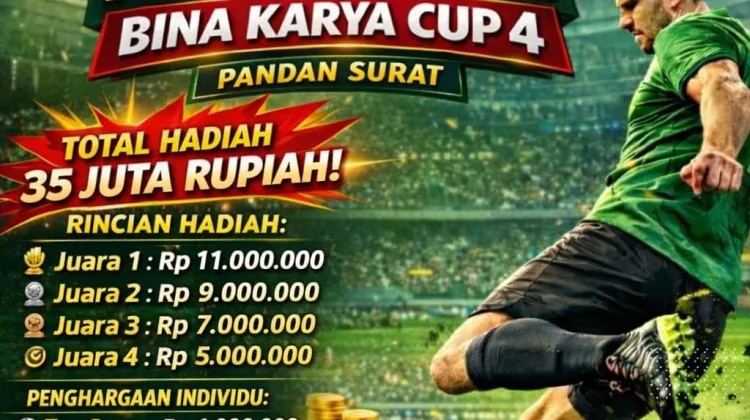Karang Taruna Bina Karya Gelar Turnamen Sepak Bola