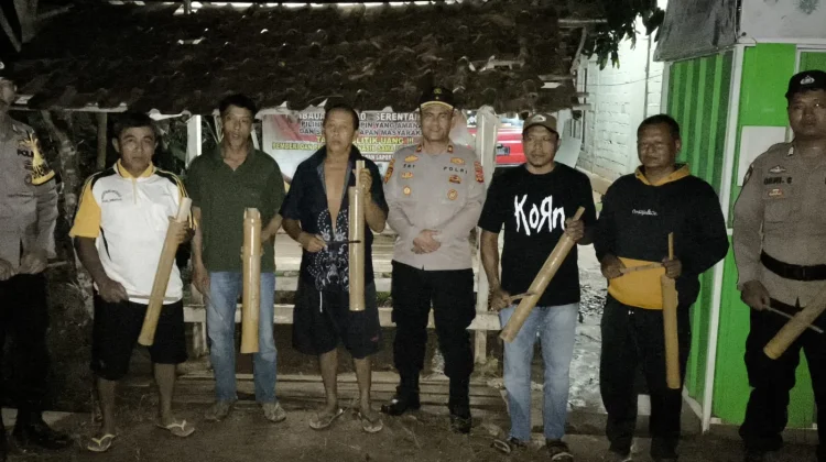 Kapolsek Simpang Pematang Dorong Keaktifan Ronda Malam