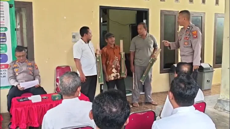 Kolaborasi Polisi-Warga, Kentongan Jadi Sistem Informasi Darurat di Pagelaran