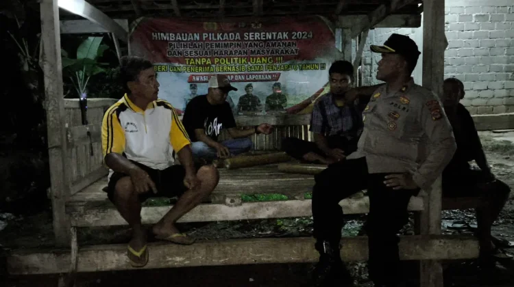 Polsek Simpang Pematang Perkuat Keamanan Desa Jaya Sakti