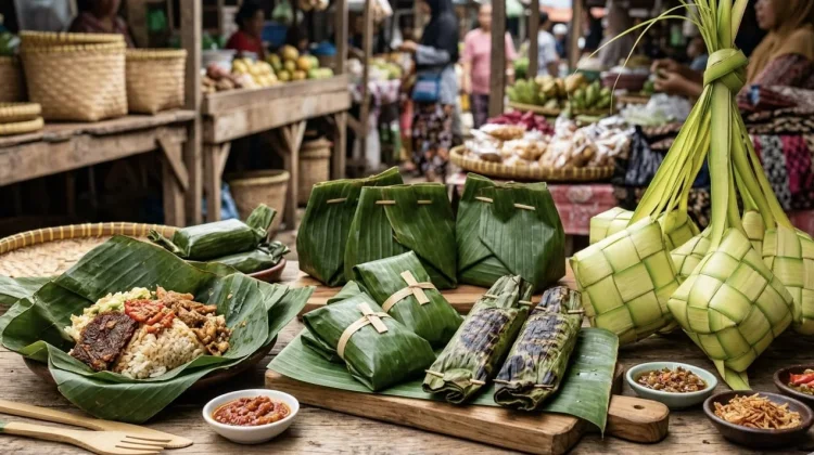 Daun Menggantikan Plastik di Dunia Kuliner Indonesia
