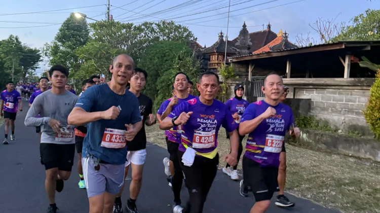 Kapolda Lampung Pimpin Ratusan Personel dan Bhayangkari  Ikuti Kemala Run 2026