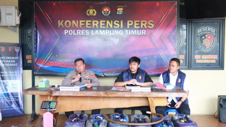 Polres Lampung Timur Gagalkan Penyelewengan 2.000 Liter Solar Subsidi