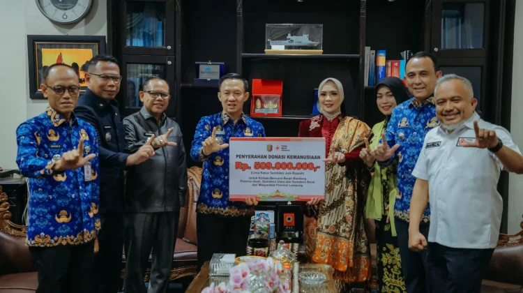 PMI Lampung Salurkan Rp509 Juta untuk Korban Bencana Sumatera