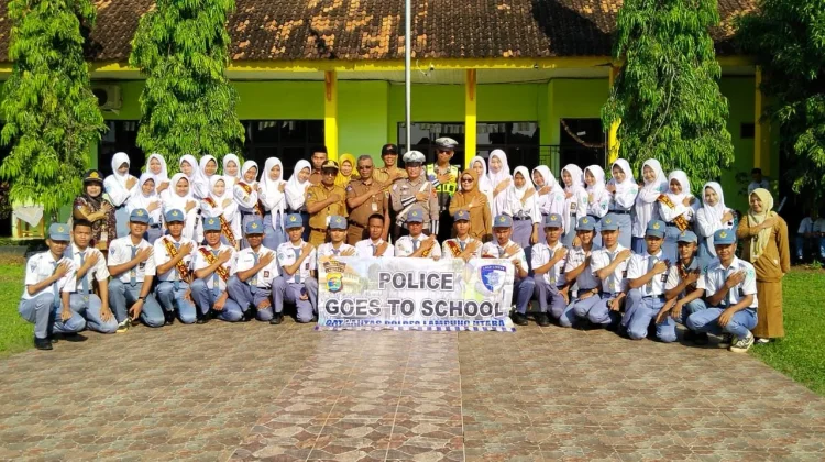 Police Goes To School, Satlantas Polres Lampung Utara Sambangi SMKN 3 Kotabumi