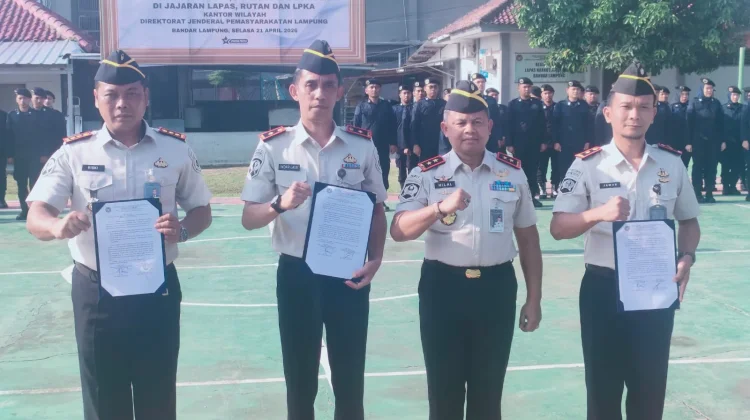 Ditjenpas Lampung Perkuat Integritas Zero Halinar