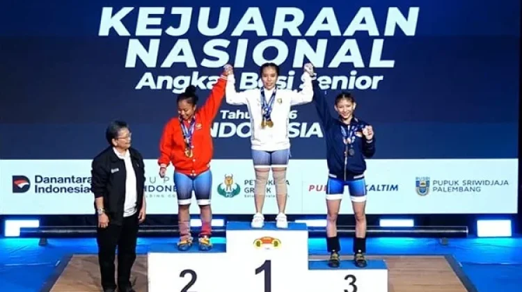 Lampung Kembali Berjaya, Juara Umum Kejurnas Angkat Besi 2026