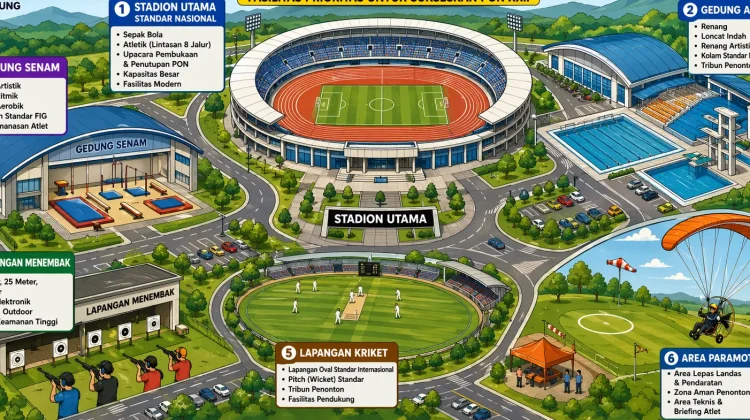 KONI Lampung Dorong Pembangunan Stadion Standar Nasional dan Venue