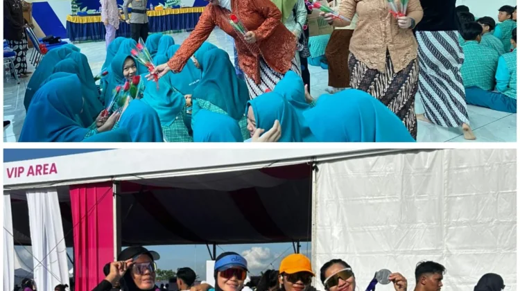 Polwan Polda Lampung Isi Hari Kartini Edukasi Pelajar