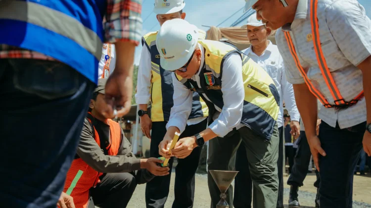 Gubernur Mirza Kawal Perbaikan Jalan Wates-Metro Senilai Rp14,67 Miliar