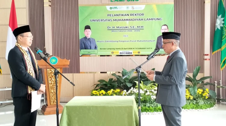Marzuki Resmi Pimpin UM Lampung Periode 2026