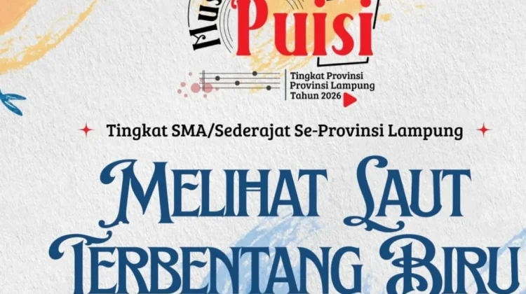 Balai Bahasa Lampung Gelar Festival Musikalisasi Puisi SMA