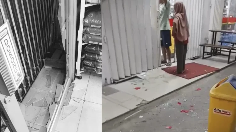 Kepergok Mencuri di Minimarket Pringsewu, Satu Pelaku Diamankan Warga