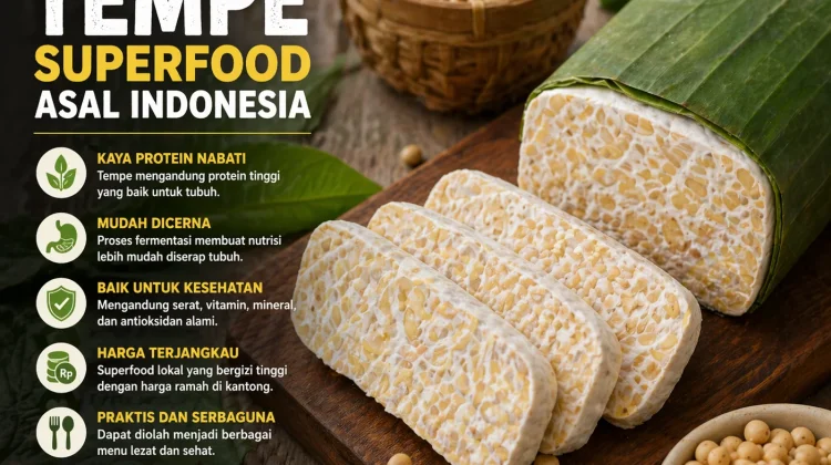 Tempe Jadi Superfood Lokal, Kaya Protein dan Ramah di Kantong