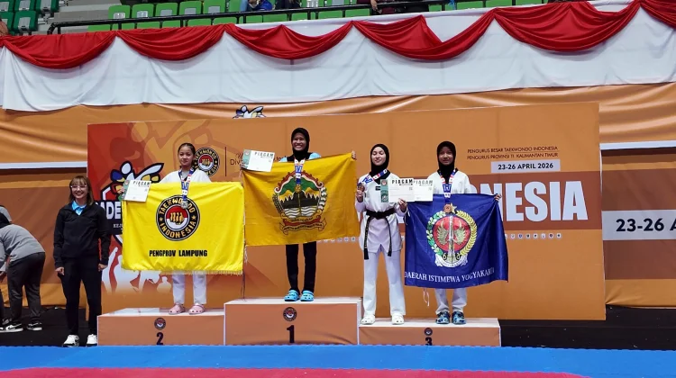 Lampung Kantongi 5 Medali di Kejurnas Taekwondo, Bidik Emas di Hari Terakhir