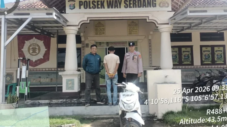 Polres Mesuji Ringkus Pencuri Motor di Buko Poso