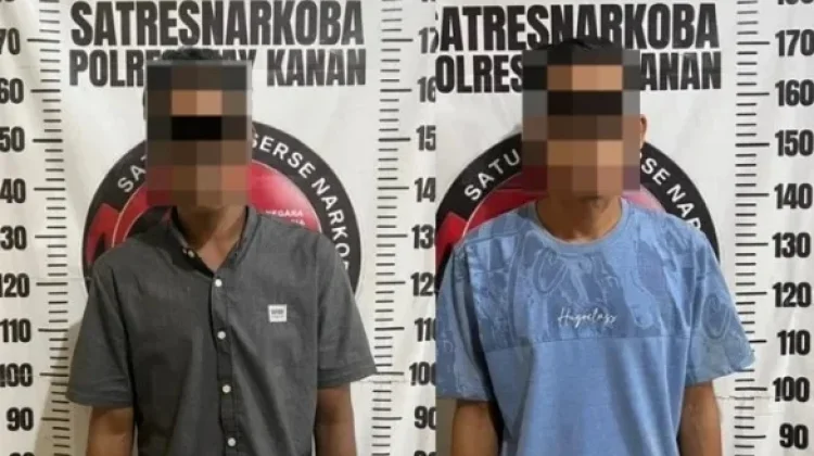 Polisi Ringkus Dua Pengedar Sabu di Way Kanan