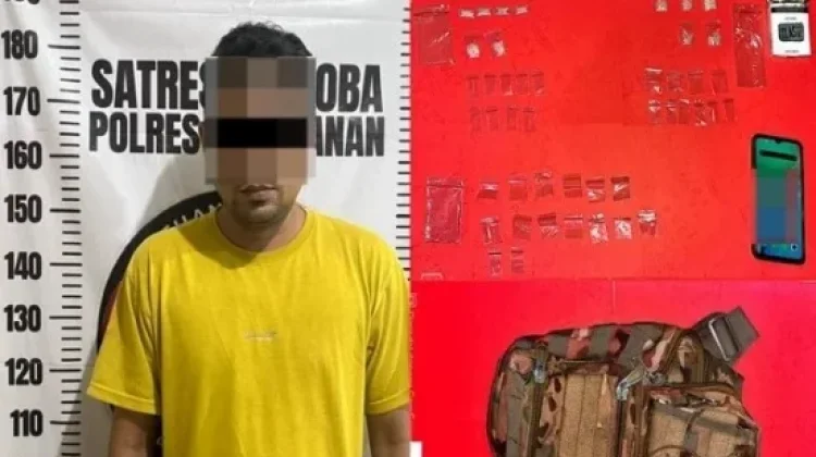 Satresnarkoba Polres Way Kanan Tangkap Pengedar Sabu
