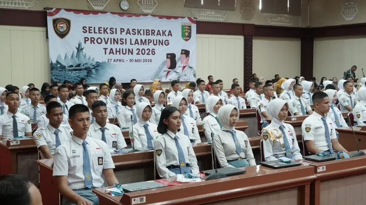 Seleksi Paskibraka Lampung 2026 Dimulai, 90 Peserta Bersaing menuju Nasional