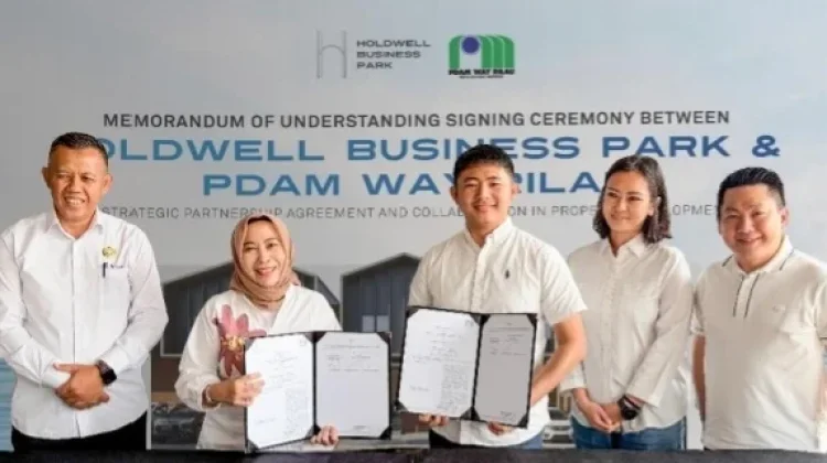 Kerja Sama Penyediaan Air Bersih Dukung Kawasan Logistik di Provinsi Lampung