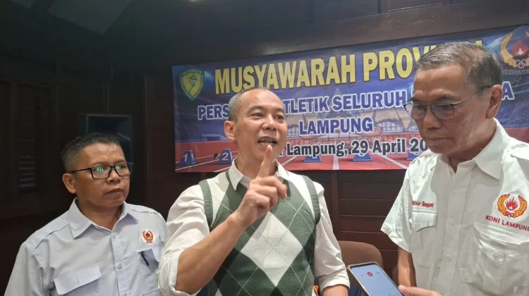 Gunawan Raka Nahkodai PASI Lampung 2026-2030